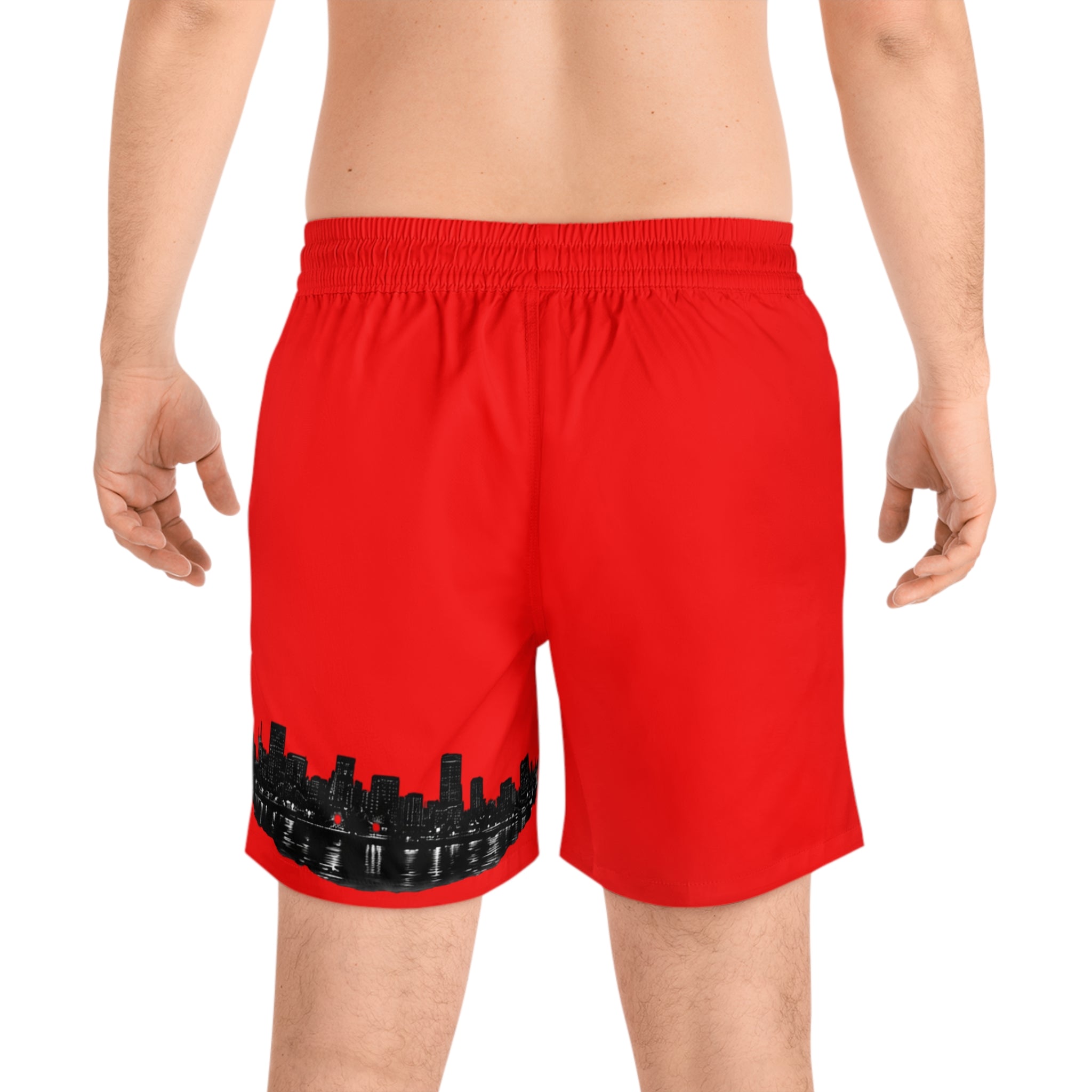 Men's Mid-Length Swim Shorts (AOP)