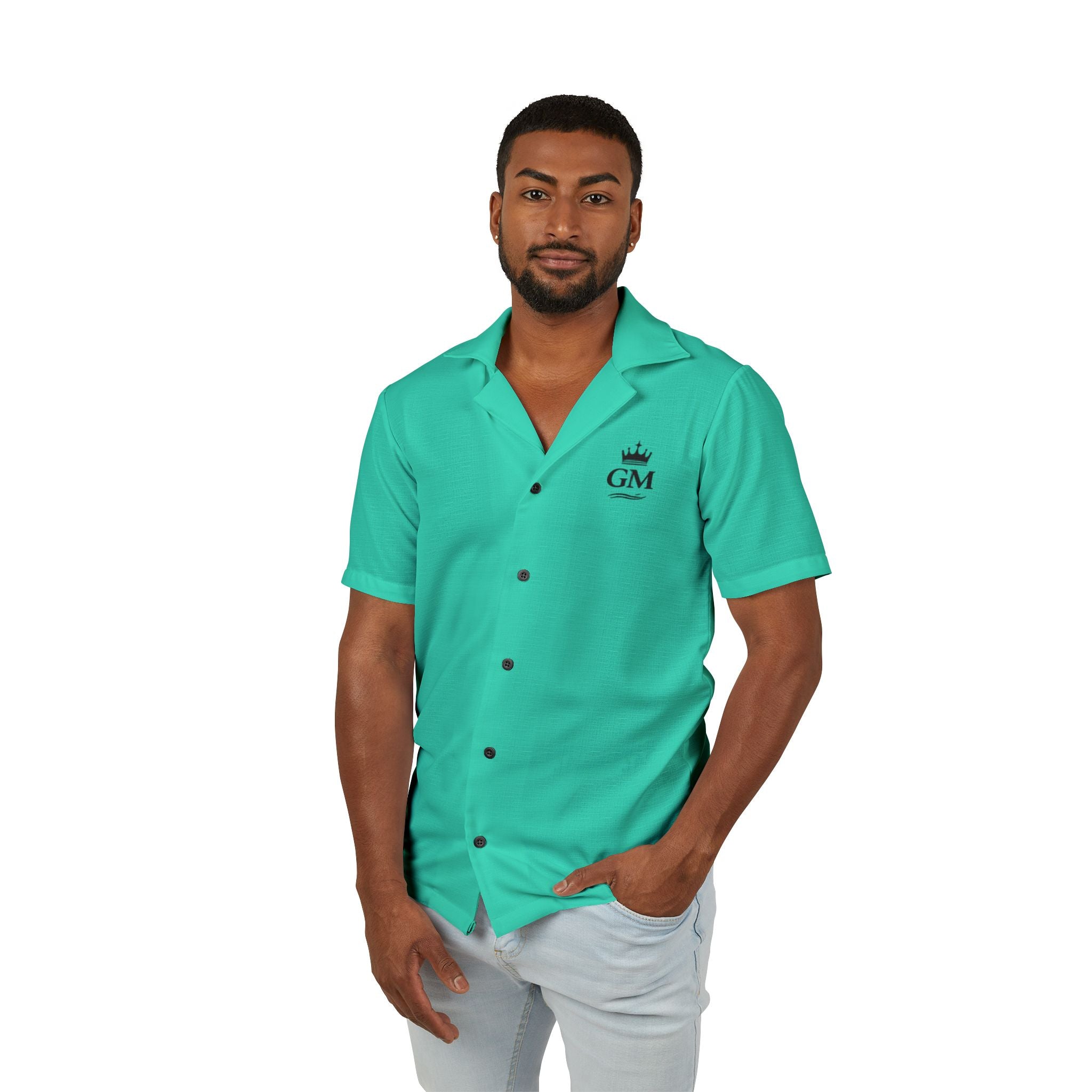 Men's Hawaiian Camp Shirt (AOP)