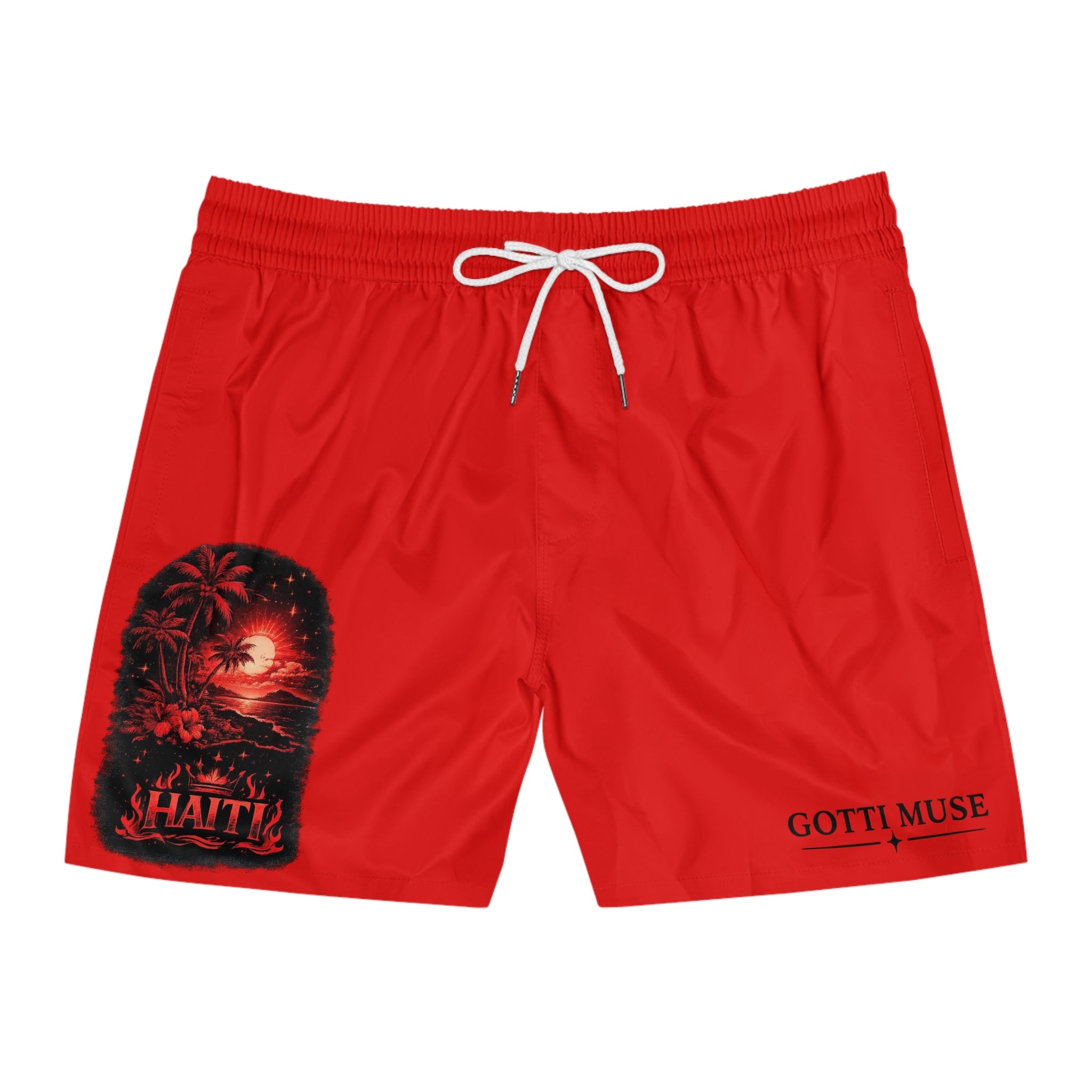 Men's Mid-Length Swim Shorts (AOP)