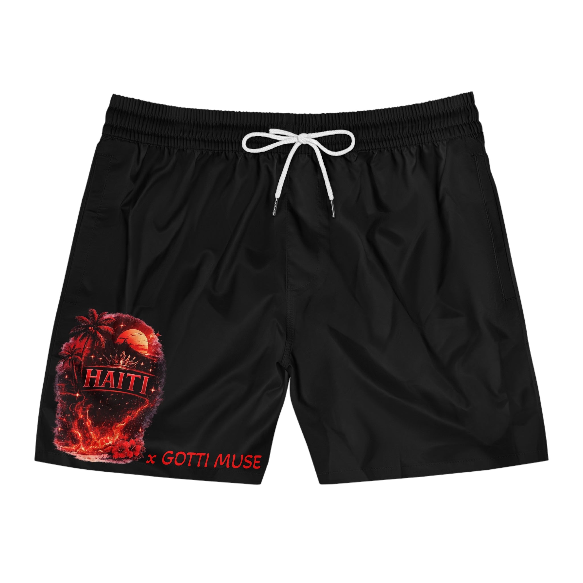 Men's Mid-Length Swim Shorts (AOP)