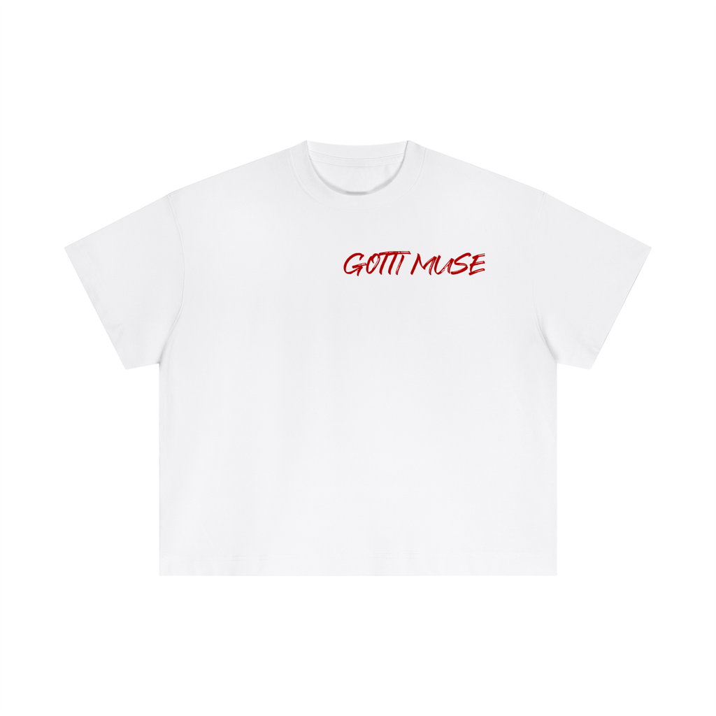 Essential Cotton Boxy " gotti muse" T-Shirt